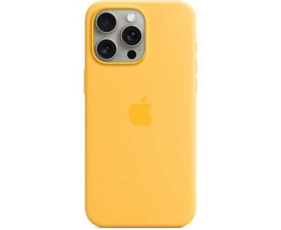 Чехол для мобильного телефона Apple iPhone 15 Pro Max Silicone Case with MagSafe - Sunshine,Model A3126 (MWNP3ZM/A), изображение 2 Чехол для мобильного телефона Apple iPhone 15 Pro Max Silicone Case with MagSafe - Sunshine,Model A3126 (MWNP3ZM/A), изображение 2