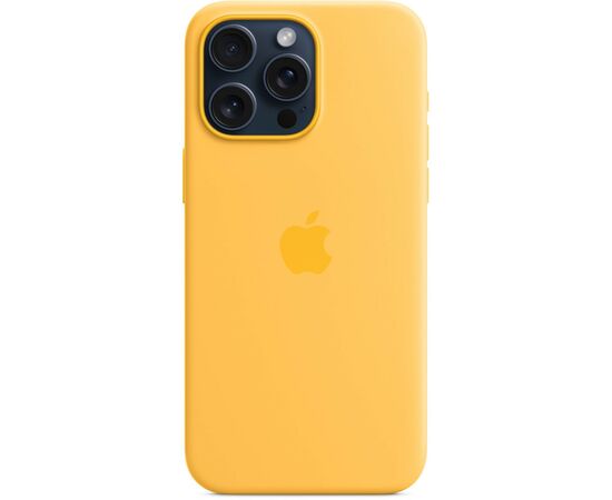 Чехол для мобильного телефона Apple iPhone 15 Pro Max Silicone Case with MagSafe - Sunshine,Model A3126 (MWNP3ZM/A), изображение 3 Чехол для мобильного телефона Apple iPhone 15 Pro Max Silicone Case with MagSafe - Sunshine,Model A3126 (MWNP3ZM/A), изображение 3