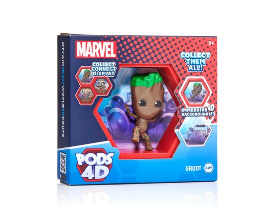 Фигурка WOW! Pods коллекционная 4D - Грут (MVL-1038-08)