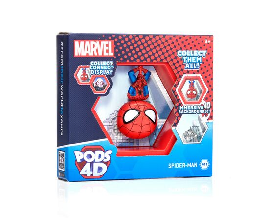 Фигурка WOW! Pods коллекционная 4D - Человек-паук (MVL-1038-13)