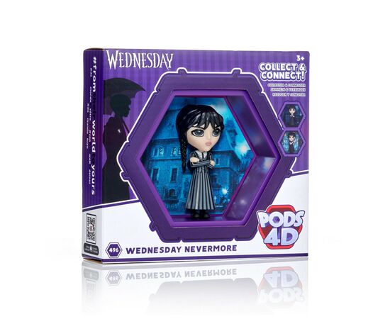 Фигурка WOW! Pods коллекционная 4D - Венздей в школьной форме (WED-1001-01)