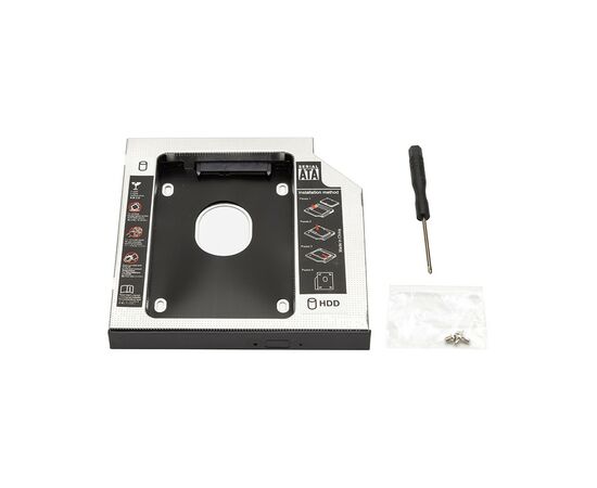 Фрейм-переходник PowerPlant HDD 12.7 mm (HB390014), изображение 2 Фрейм-переходник PowerPlant HDD 12.7 mm (HB390014), изображение 2