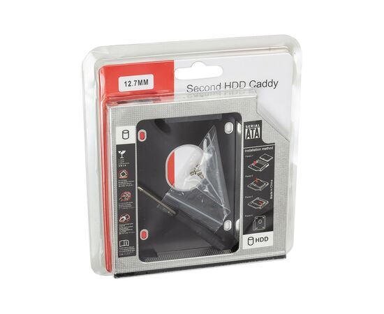 Фрейм-переходник PowerPlant HDD 12.7 mm (HB390014), изображение 3 Фрейм-переходник PowerPlant HDD 12.7 mm (HB390014), изображение 3