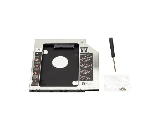 Фрейм-переходник PowerPlant HDD 9.5 mm (HB390007), изображение 2 Фрейм-переходник PowerPlant HDD 9.5 mm (HB390007), изображение 2