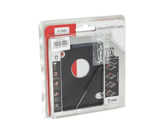 Фрейм-переходник PowerPlant HDD 9.5 mm (HB390007), изображение 3 Фрейм-переходник PowerPlant HDD 9.5 mm (HB390007), изображение 3
