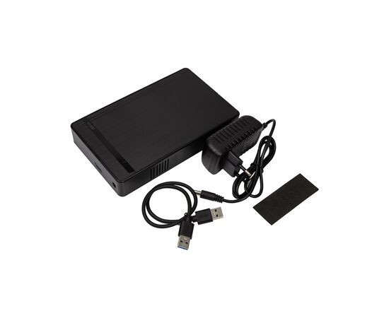 Карман внешний PowerPlant HDD 2.5/3.5" USB3.0 (HC380404), изображение 2 Карман внешний PowerPlant HDD 2.5/3.5" USB3.0 (HC380404), изображение 2