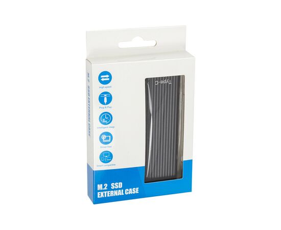 Карман внешний PowerPlant SSD M.2 PCIe NVMe USB3.1 (HC380428), изображение 3 Карман внешний PowerPlant SSD M.2 PCIe NVMe USB3.1 (HC380428), изображение 3