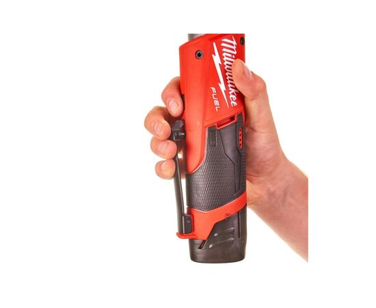 Гайковерт Milwaukee угловой 3/8" M12 FIR38-201B, 75Нм, 2Ah (4933459798), изображение 5 Гайковерт Milwaukee угловой 3/8" M12 FIR38-201B, 75Нм, 2Ah (4933459798), изображение 5