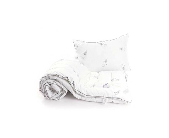 Одеяло Руно из искусственного лебединого пуха деми Silver Swan demi 140х205 см с подушкой 50х70 см (924.52_Silver Swan_demi)