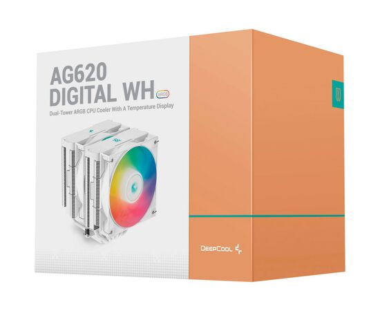 Кулер для процессора Deepcool AG620 Digital WH ARGB (R-AG620-WHADMN-G-2), изображение 10 Кулер для процессора Deepcool AG620 Digital WH ARGB (R-AG620-WHADMN-G-2), изображение 10