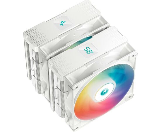 Кулер для процессора Deepcool AG620 Digital WH ARGB (R-AG620-WHADMN-G-2), изображение 3 Кулер для процессора Deepcool AG620 Digital WH ARGB (R-AG620-WHADMN-G-2), изображение 3