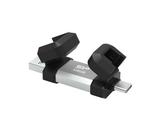USB флеш накопитель Silicon Power USB 128G SILICON POWER usb3.2+TypeC Mobile C51 (SP128GBUC3C51V1S), изображение 2 USB флеш накопитель Silicon Power USB 128G SILICON POWER usb3.2+TypeC Mobile C51 (SP128GBUC3C51V1S), изображение 2