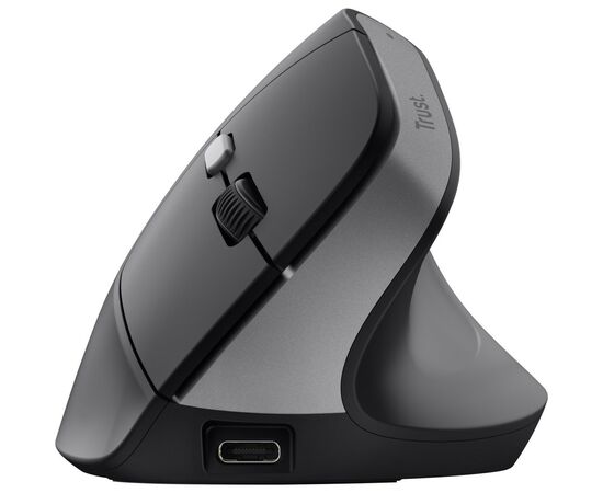 Мишка Trust Bayo 2 Ergonomic Wireless/USB-A Black (25145), зображення 2 Мишка Trust Bayo 2 Ergonomic Wireless/USB-A Black (25145), зображення 2