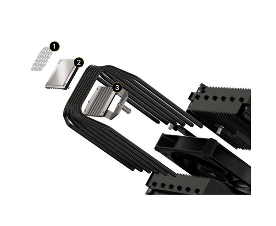 Кулер до процесора Corsair A115 Black (CT-9010011-WW), зображення 8 Кулер до процесора Corsair A115 Black (CT-9010011-WW), зображення 8
