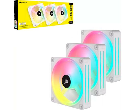 Кулер для корпуса Corsair iCUE Link QX120 RGB PWM PC Fans Starter Kit with iCUE Link System Hub W (CO-9051006-WW), изображение 11 Кулер для корпуса Corsair iCUE Link QX120 RGB PWM PC Fans Starter Kit with iCUE Link System Hub W (CO-9051006-WW), изображение 11