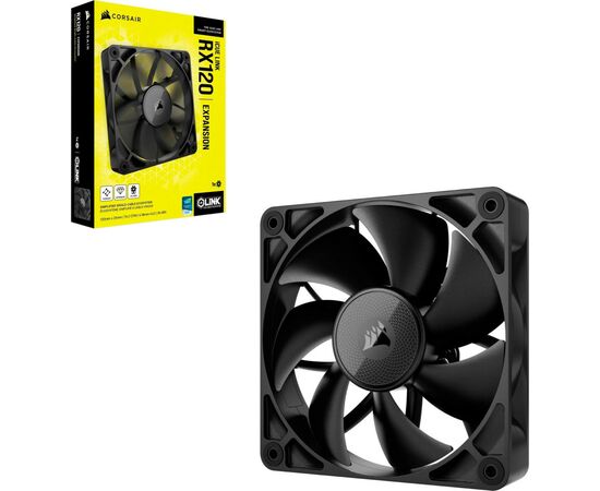 Кулер для корпуса Corsair iCUE Link RX120 PWM (CO-9051009-WW), изображение 6 Кулер для корпуса Corsair iCUE Link RX120 PWM (CO-9051009-WW), изображение 6