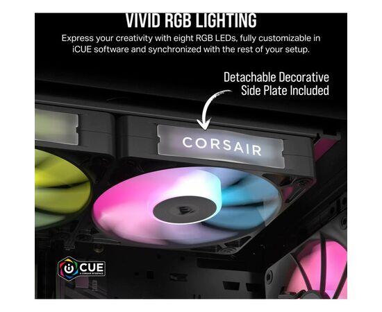 Кулер для корпуса Corsair iCUE Link RX140 RGB PWM (CO-9051019-WW), изображение 5 Кулер для корпуса Corsair iCUE Link RX140 RGB PWM (CO-9051019-WW), изображение 5