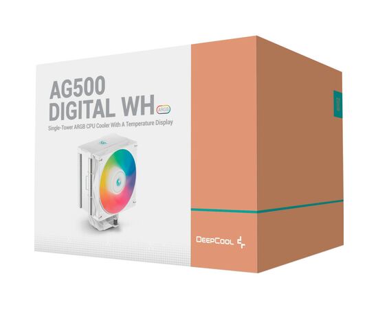 Кулер для процессора Deepcool AG500 DIGITAL WH ARGB, изображение 10 Кулер для процессора Deepcool AG500 DIGITAL WH ARGB, изображение 10