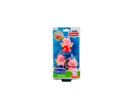 Игрушка для ванной Toomies набор брызгалок Свинка Пеппа 3 шт Папа (E73105 T), изображение 3 Игрушка для ванной Toomies набор брызгалок Свинка Пеппа 3 шт Папа (E73105 T), изображение 3