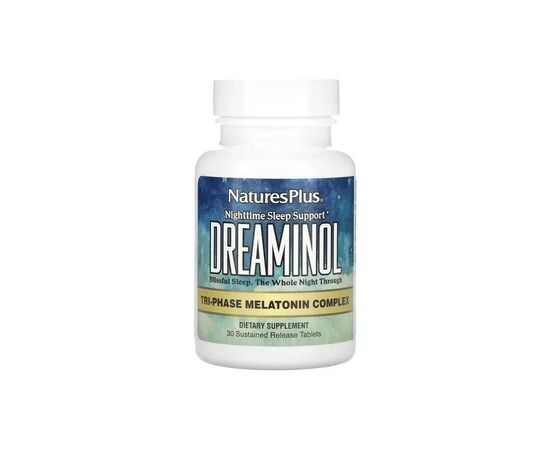 Витаминно-минеральный комплекс Natures Plus Комплекс для крепкого сна, Dreaminol, 30 таблеток (NAP-04759)