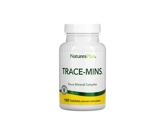 Вітамінно-мінеральний комплекс Natures Plus Комплекс мікроелементів, Trace-Mins, Trace Mineral Complex, 180 таблеток (NAP-03560)