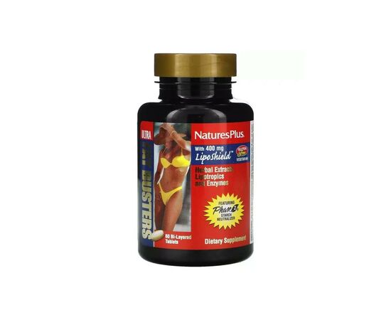 Витаминно-минеральный комплекс Natures Plus Жиросжигатель, Ultra Fat Busters, 60 таблеток (NAP-04338)