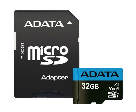 Карта памяти ADATA 32GB microSD class 10 UHS-I A1 Premier (AUSDH32GUICL10A1-RA1)