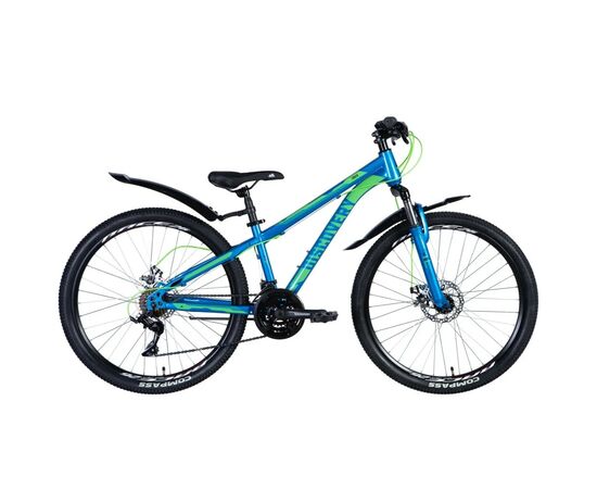 Велосипед Discovery Trek AM DD 26" 15" ST 2024 Синій (OPS-DIS-26-559)