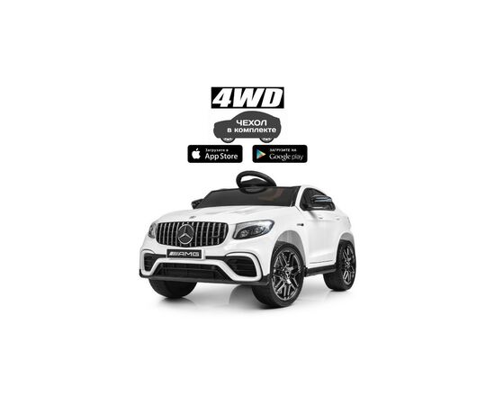 Електромобіль Bambi M 4140EBLR Mercedes white (M 4140EBLR-1 white), зображення 2 Електромобіль Bambi M 4140EBLR Mercedes white (M 4140EBLR-1 white), зображення 2