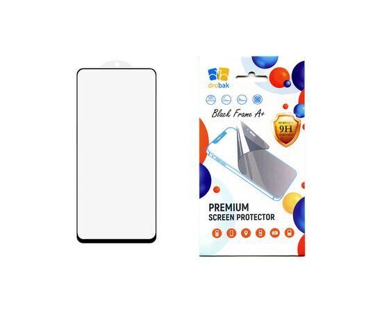 Стекло защитное Drobak Poco M6 Pro 5G Black Frame A+ (171719)