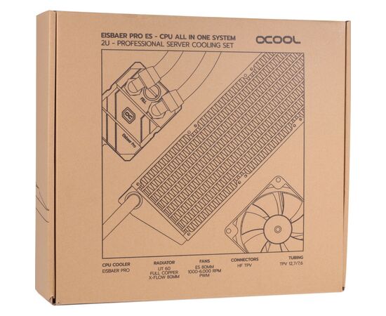 Кулер для процессора Alphacool PRO ES QUAD/80M (11973), изображение 9 Кулер для процессора Alphacool PRO ES QUAD/80M (11973), изображение 9
