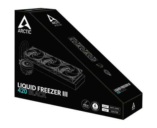 Система жидкостного охлаждения Arctic Liquid Freezer III 420 (ACFRE00137A), изображение 6 Система жидкостного охлаждения Arctic Liquid Freezer III 420 (ACFRE00137A), изображение 6
