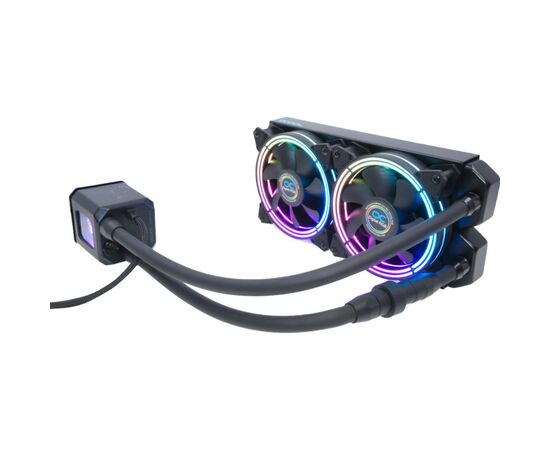 Система водяного охлаждения Alphacool AURORA 240/DIGITAL RGB 11728, изображение 2 Система водяного охлаждения Alphacool AURORA 240/DIGITAL RGB 11728, изображение 2
