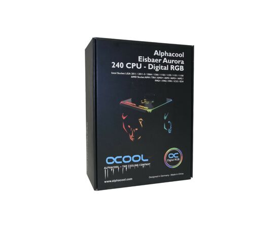 Система водяного охлаждения Alphacool AURORA 240/DIGITAL RGB 11728, изображение 9 Система водяного охлаждения Alphacool AURORA 240/DIGITAL RGB 11728, изображение 9