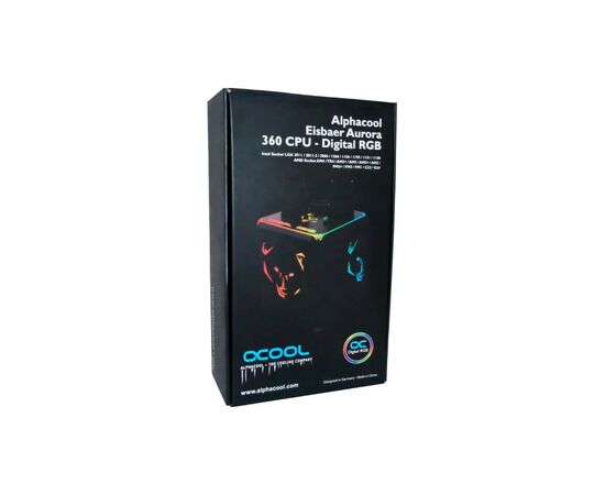 Система водяного охлаждения Alphacool AURORA 360/DIGITAL RGB 11730, изображение 9 Система водяного охлаждения Alphacool AURORA 360/DIGITAL RGB 11730, изображение 9