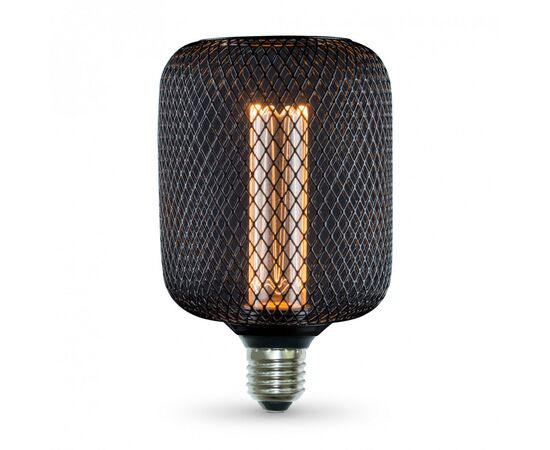 Лампочка Videx Filament 4W E27 1800K Black Chainmail style (VL-DBMC100162), изображение 2 Лампочка Videx Filament 4W E27 1800K Black Chainmail style (VL-DBMC100162), изображение 2