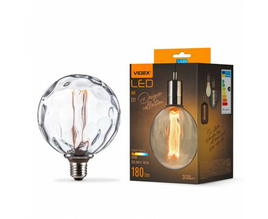Лампочка Videx Filament 4W E27 1800K (VL-DI-G125FC1980)