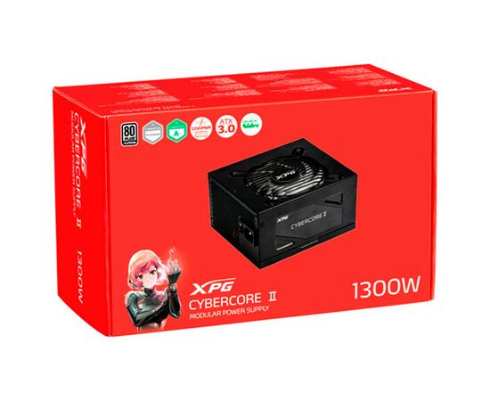 Блок питания ADATA 1300W (CYBERCOREII1300P-BKCEU), изображение 6 Блок питания ADATA 1300W (CYBERCOREII1300P-BKCEU), изображение 6