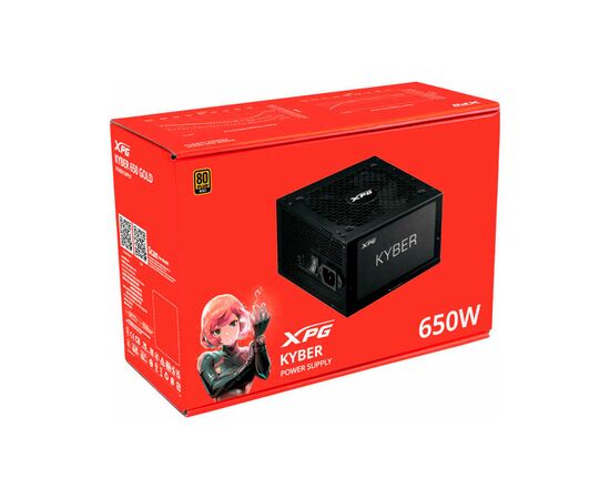 Блок питания ADATA 650W (KYBER650G-BKCEU), изображение 7 Блок питания ADATA 650W (KYBER650G-BKCEU), изображение 7