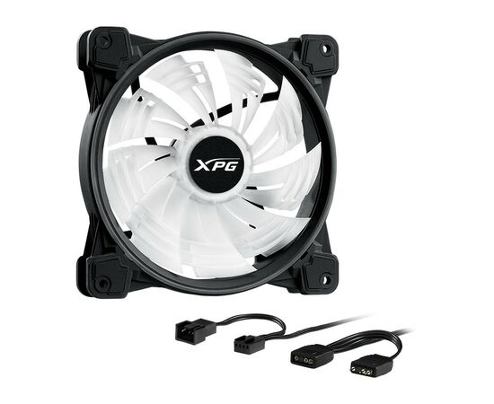 Кулер для корпуса ADATA HURRICANE120ARGBPWM-BKCWW, изображение 5 Кулер для корпуса ADATA HURRICANE120ARGBPWM-BKCWW, изображение 5