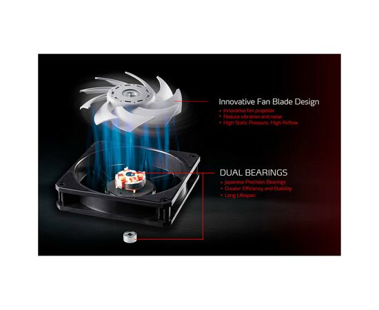 Кулер для корпуса ADATA VENTOPRO120PWM-BKCWW, изображение 10 Кулер для корпуса ADATA VENTOPRO120PWM-BKCWW, изображение 10