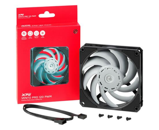 Кулер для корпуса ADATA VENTOPRO120PWM-BKCWW, изображение 7 Кулер для корпуса ADATA VENTOPRO120PWM-BKCWW, изображение 7