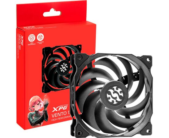 Кулер для корпуса ADATA VENTO120-BKCWW, изображение 9 Кулер для корпуса ADATA VENTO120-BKCWW, изображение 9