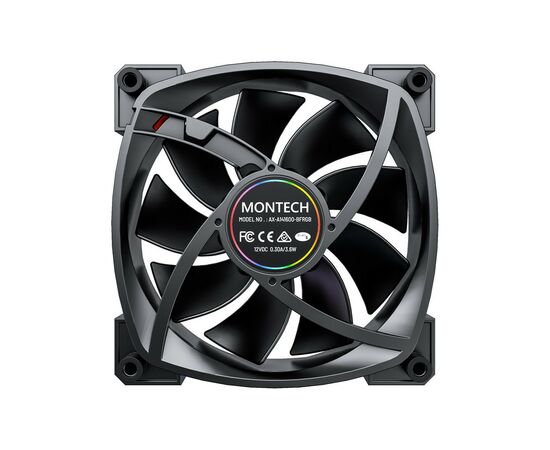 Кулер до корпусу MONTECH AX140 PWM BLACK, зображення 4 Кулер до корпусу MONTECH AX140 PWM BLACK, зображення 4