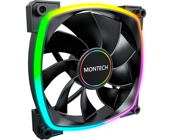 Кулер до корпусу MONTECH RX140 PWM BLACK