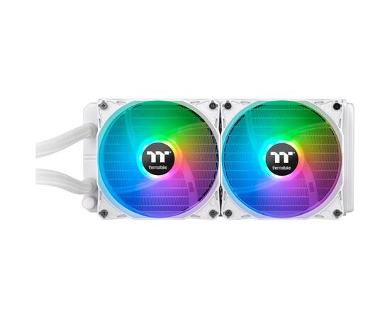 Система водяного охлаждения ThermalTake TH240 ARGB Sync Snow Edition (CL-W301-PL12SW-A), изображение 3 Система водяного охлаждения ThermalTake TH240 ARGB Sync Snow Edition (CL-W301-PL12SW-A), изображение 3