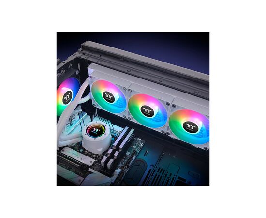Система водяного охлаждения ThermalTake TH360 V2 ARGB Sync Snow Edition (CL-W365-PL12SW), изображение 11 Система водяного охлаждения ThermalTake TH360 V2 ARGB Sync Snow Edition (CL-W365-PL12SW), изображение 11