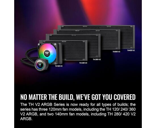 Система водяного охлаждения ThermalTake TH420 ARGB Sync (CL-W376-PL14SW-A), изображение 8 Система водяного охлаждения ThermalTake TH420 ARGB Sync (CL-W376-PL14SW-A), изображение 8