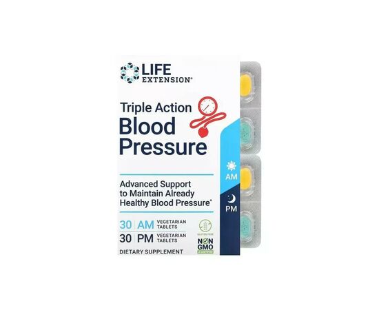 Витаминно-минеральный комплекс Life Extension Защита Артериального давления тройного действия, Triple A (LEX-20246)