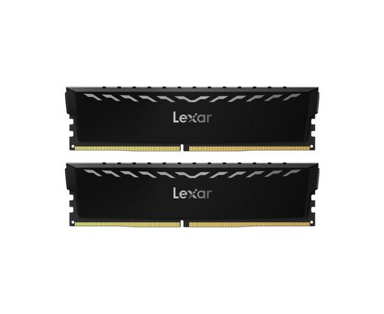 Модуль пам'яті для комп'ютера DDR4 16GB (2x8GB) 3600 MHz THOR Black Lexar (LD4U08G36C18LG-RGD)